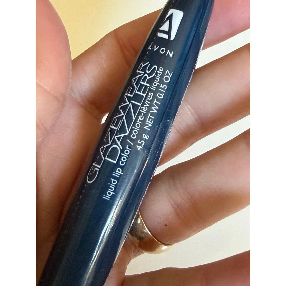 Avon Glazewear Dazzlers Liquid Lip Color Dynamo Pink Shimmer 0.15oz New Sealed‎